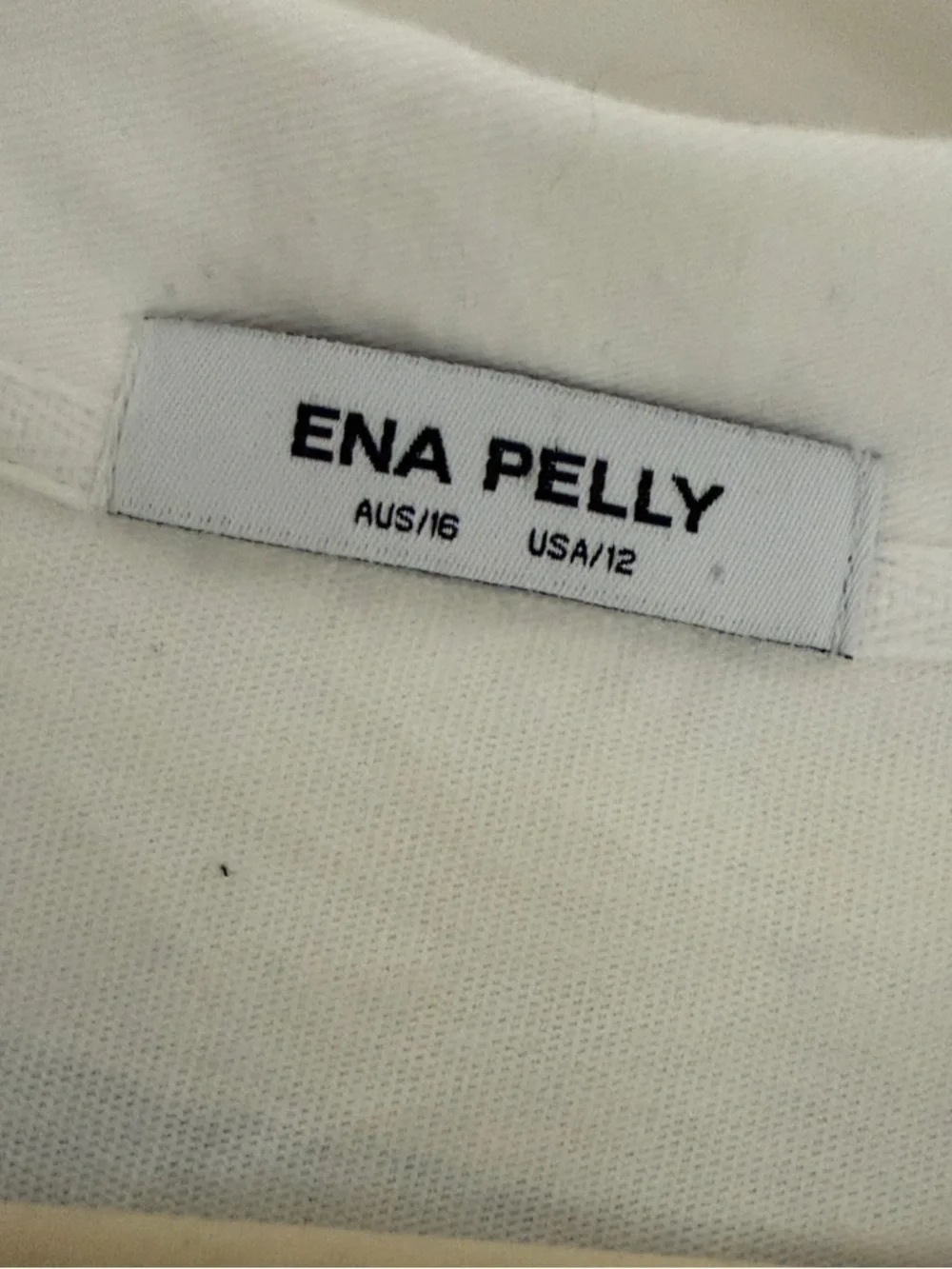 Ena Pelly Light Blue & White Striped Rugby Polo - Picture 3 of 4